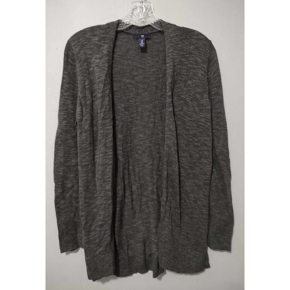 Gap Sweaters - GAP | Women's Dark Grey Open Cardigan Size Medium